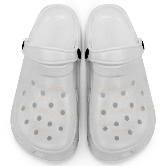 Bible Study AKA Gossip Hour Design Clogs