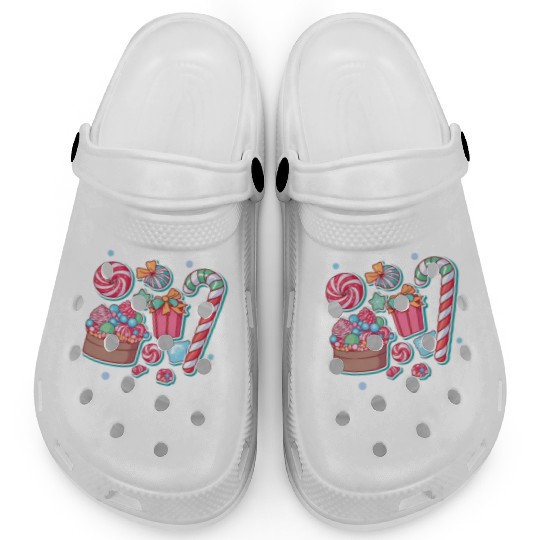 Funny Candy Lover Math Teacher Lollipops Candy Clogs