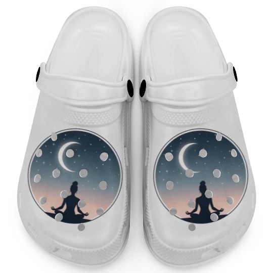 Moonlit Yoga Pose Clogs