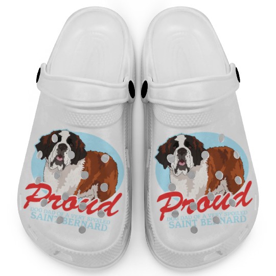 Saint Bernard Dog Dad St. Bernhard Clogs