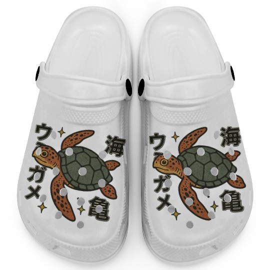 Sea Turtle Japanese Clogs