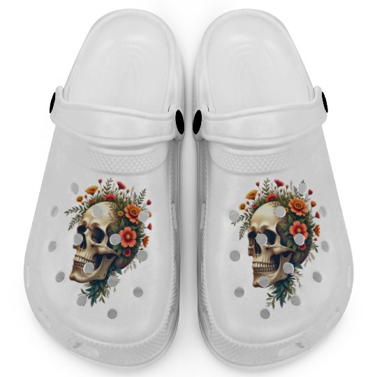 Eco Skull ❘ Nature Vibes ✦ Rebirth Clogs