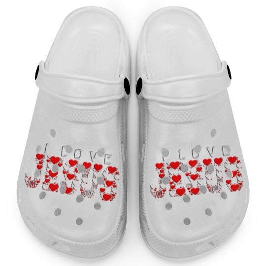 I LOVE JESUS Clogs