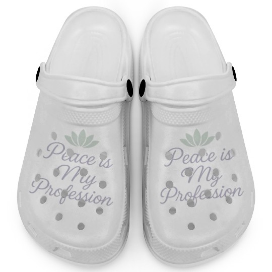 Peace is My Profession – Spa Therapist Clogs