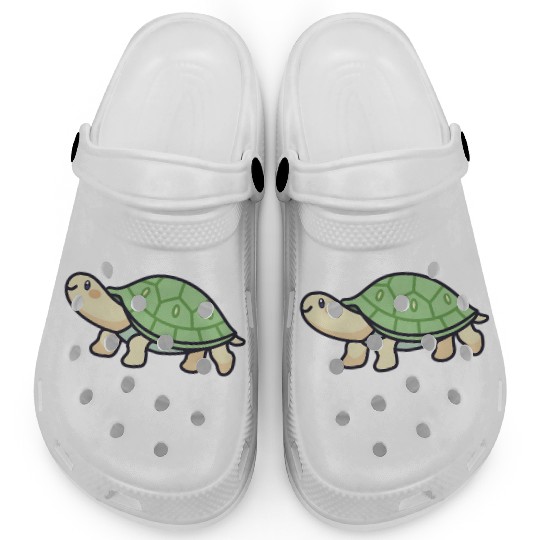 Cute Cartoon Turtle Kawaii Slow Life Animal Clogs