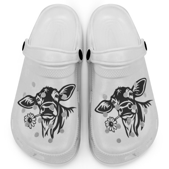 Sweet Cow with Daisy Clogs