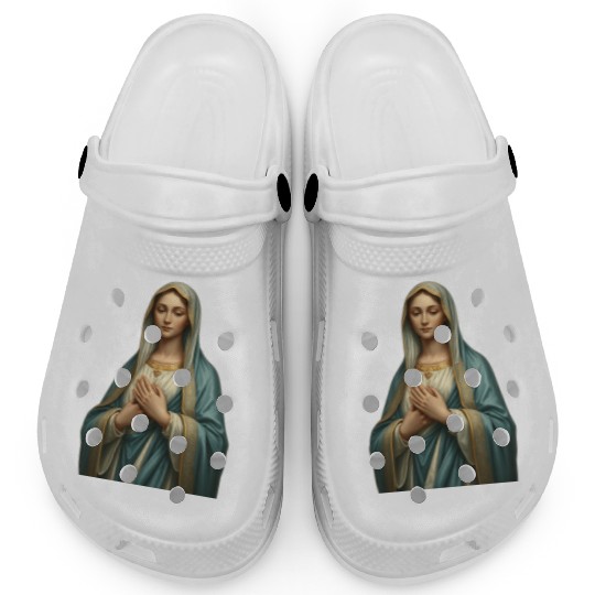 Madonna and Child Divine Embrace Clogs