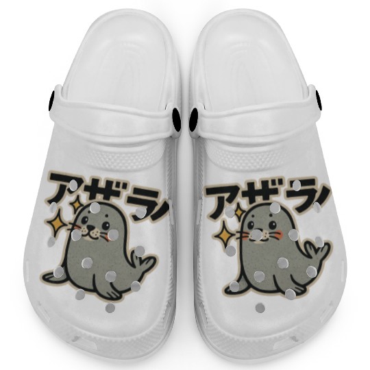 Cute Seal Japanese Clogs