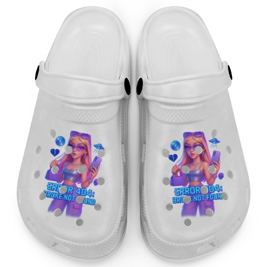 Y2K Rich Girl - ERROR 404 Bold Aesthetic Clogs