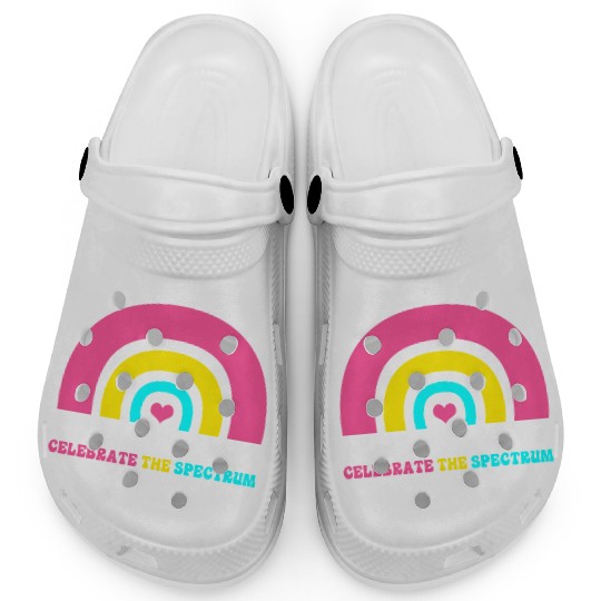 Neurodiversity Autistic Rainbow Adhd Clogs