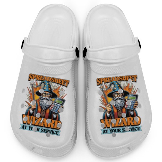 Accounting Spreadsheet Wizard Bookkeeper Auditor Clogs