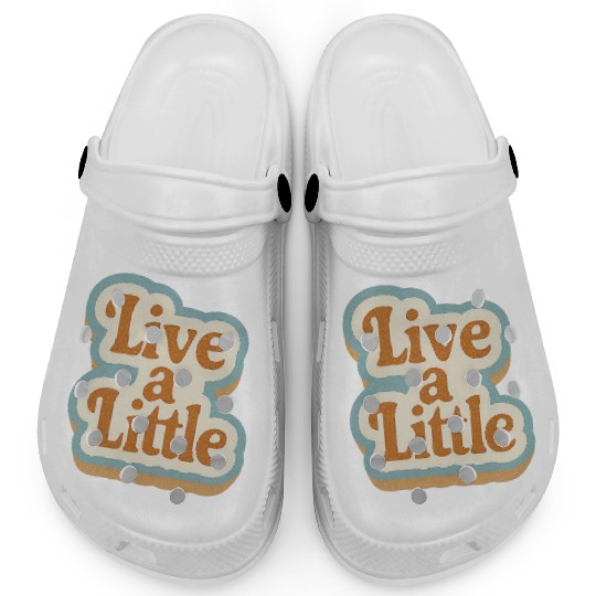 Whimsical Hand-Drawn Typography Design Clogs