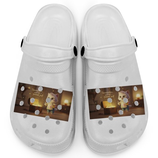 A magical hyper-realistic 3D render  Clogs