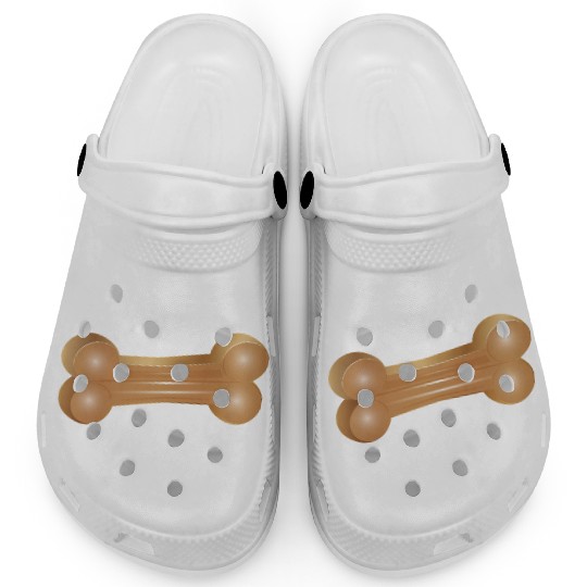 Chew Bone Illustration in a Classic Style Clogs