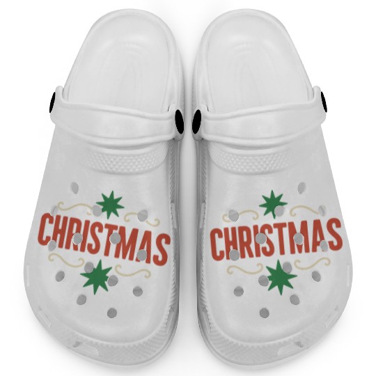 Festive Christmas Spirit Illustration Clogs