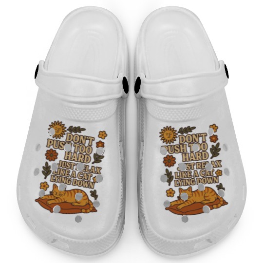 Relaxing Cat Nap Inspirational Design Clogs