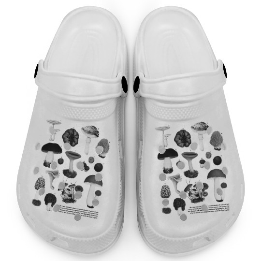 Forest Gems – Scientific Wild Mushroom Chart Clogs