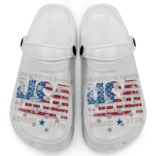 Rejecting Kings Since 1776 Clogs