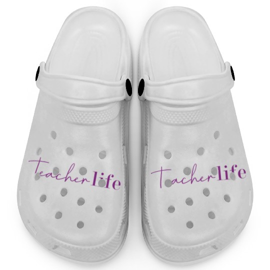 Teacher Life Educator Design Clogs