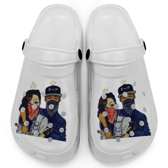 Urban Rebels Masked Duo Clogs Design