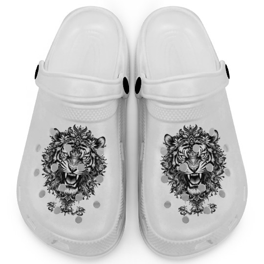 Tiger T Tattoo Clogs