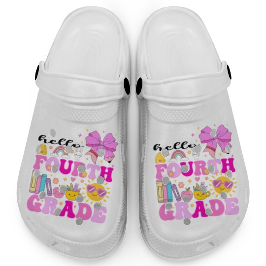 Hello Fourth Grade, Preppy Back to School Clogs