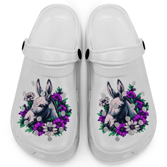 Floral Donkey Clogs