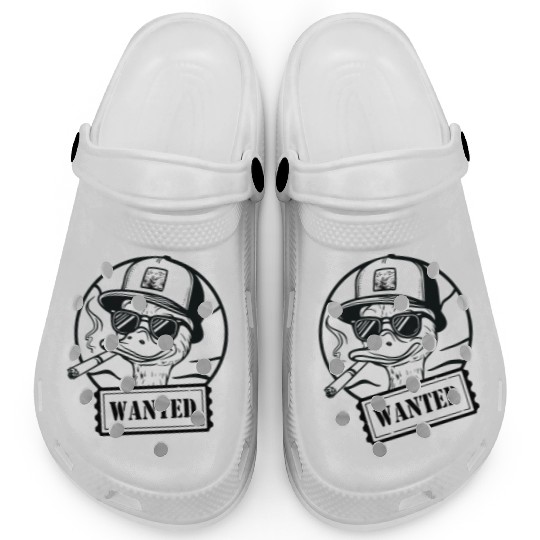 Urban Duck Graffiti Clogs Design