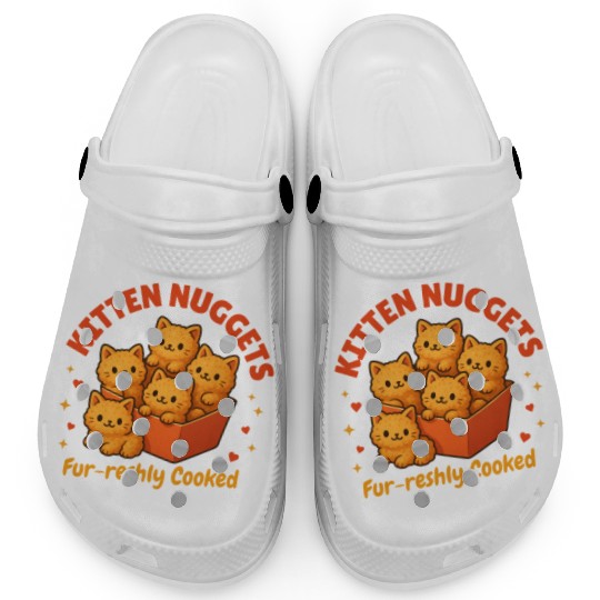 Cute Kitten Nuggets – Funny Food Cat Clogs