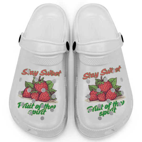 Stay sweet fruit of the spirit, vintage fruit Clogs