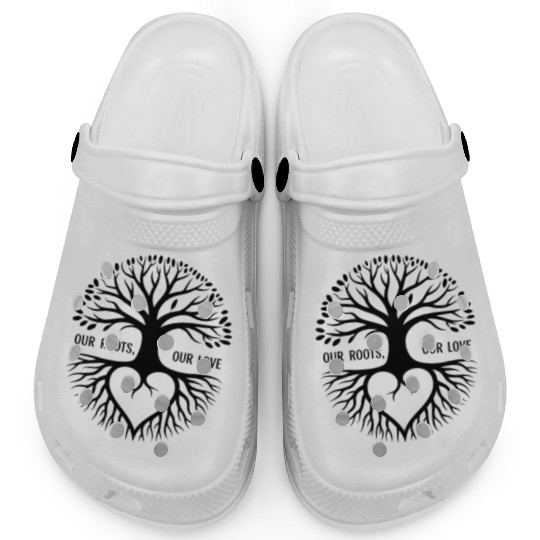Tree of Life Heart Motif Clogs