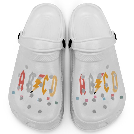 Abcd Teacher Clogs, Teacher Appreciation Gift, Kin