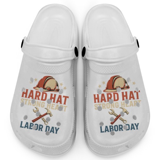 Hard Hat, Strong Heart – Labor day Clogs