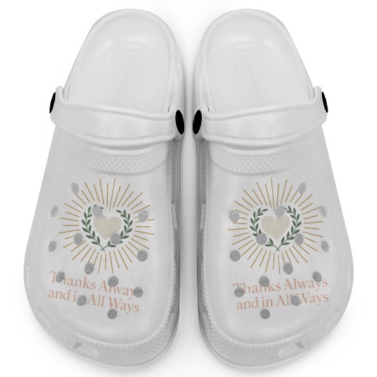 Gratitude Mindfulness Positive Affirmation Daily Clogs