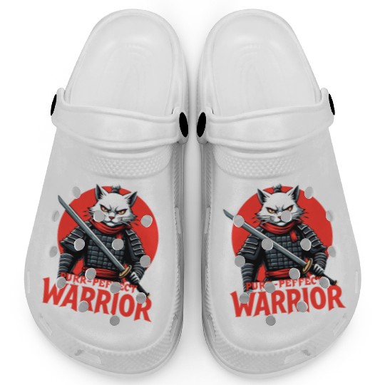 Purr-Perfect Warrior Cat Design Clogs