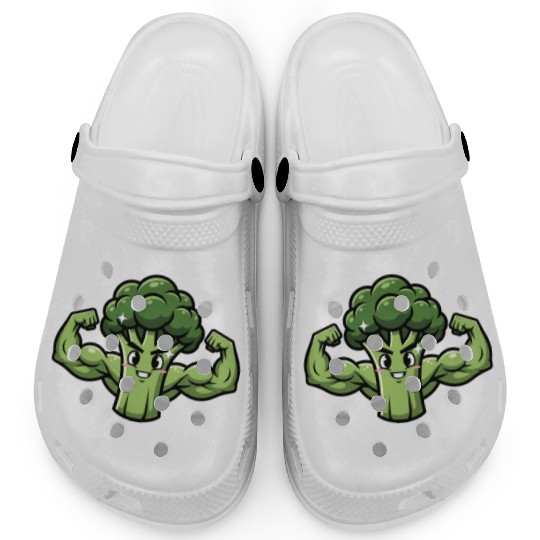 Muscular Broccoli Clogs