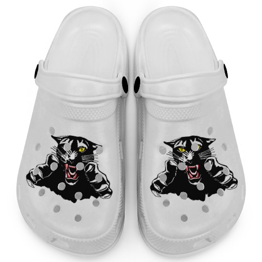 Black Panther Claw Design Clogs