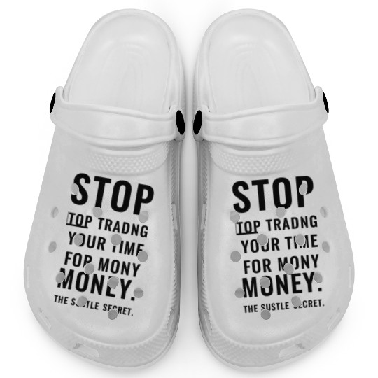 Inspirational Quote Design for Motivated Souls Clogs