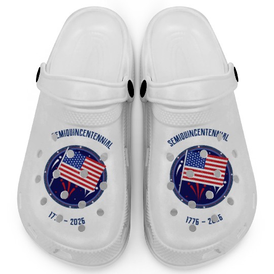 Centennial American Flag Commemorative Design Clogs