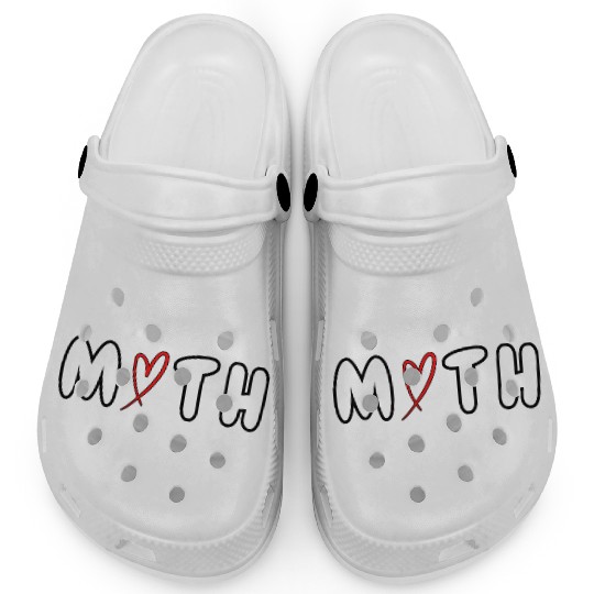 Math Love – MATH Cute Minimal Design Clogs