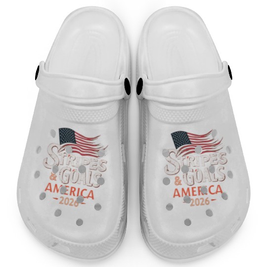 Stars, Stripes & Goals – USA Soccer World Cup 2026 Clogs