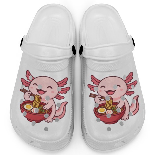 Whimsical Dragon Noodle Bowl Design Clogs