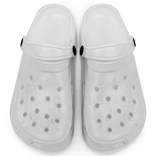 Funny Halloween Skeleton Spooky Season Cute Ghost Clogs