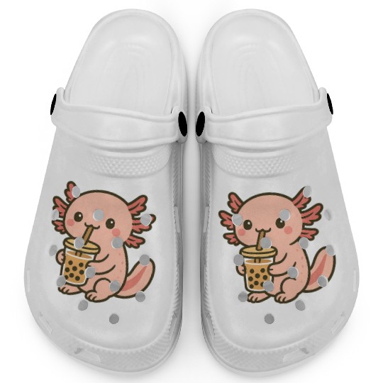 Kawaii Aspiring Dragon with Bubble Tea Clogs