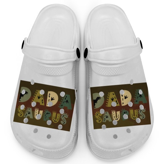 Dada Saurus Clogs, Dinosaur Dad Clogs