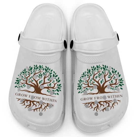 Inner Growth Tree Motif Clogs