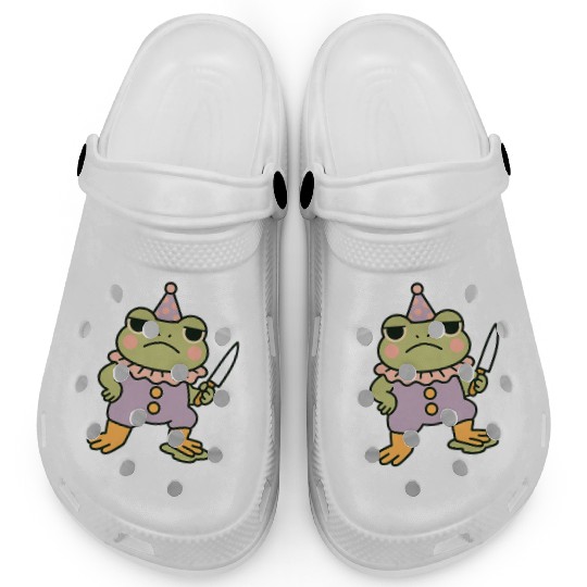 Grumpy Froggy Birthday Costume Clogs
