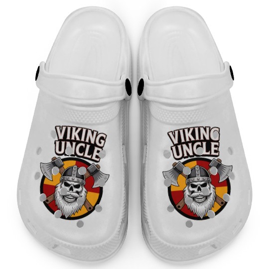 viking uncle norse warrior funny gift Clogs