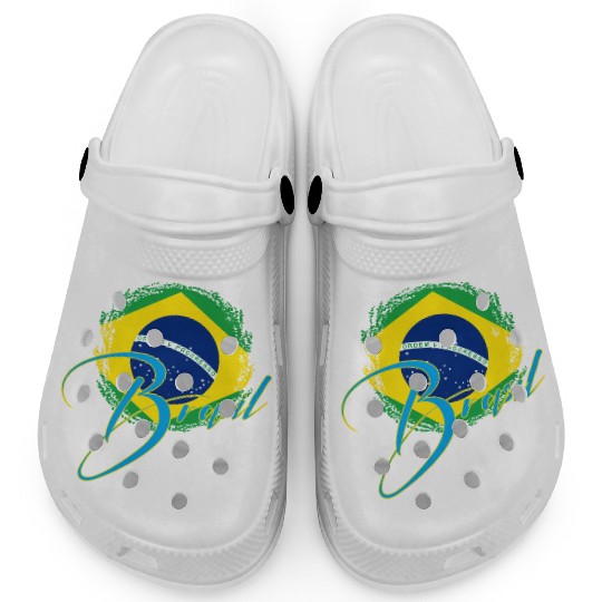 Brazil Flag Clogs