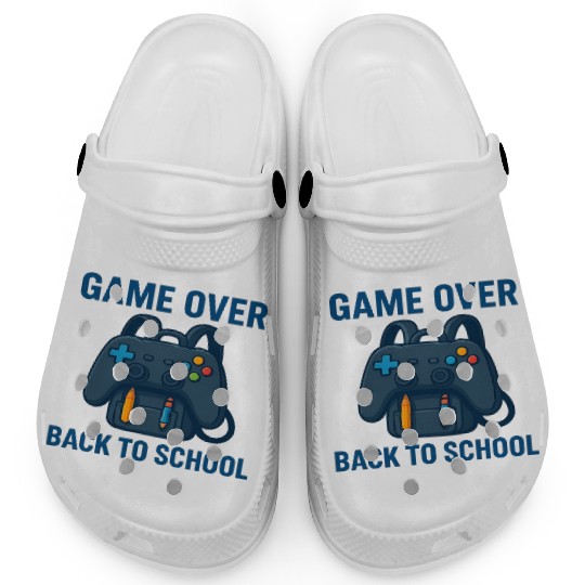 Game Over Retro Backpack Design Clogs